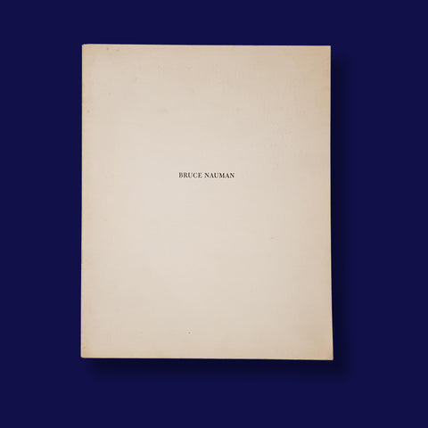 BRUCE NAUMAN. LEO CASTELLI GALLERY 1968
