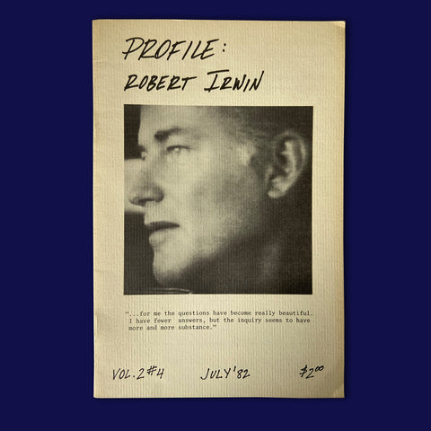 ROBERT IRWIN. PROFILE VOL 2 #4