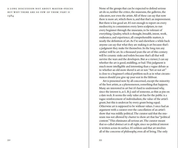 JUDD, DONALD. WRITINGS.