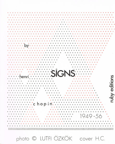 Cover image of Signs by Henri Chopin