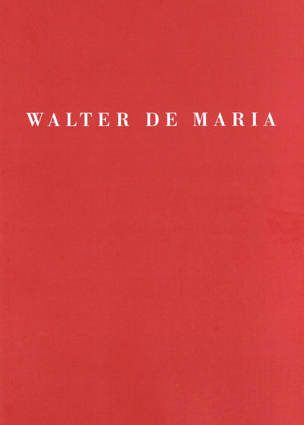 Walter de Maria 2000 Sculpture