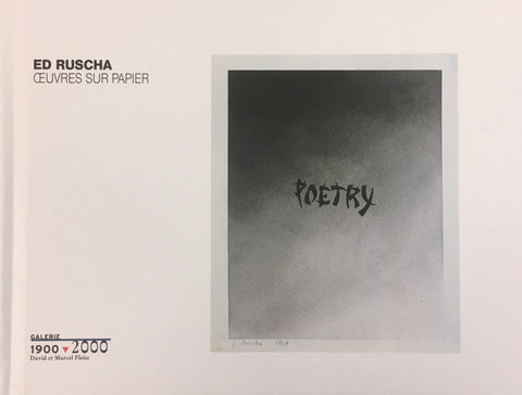 ED RUSCHA-OEVRES SUR PAPIER