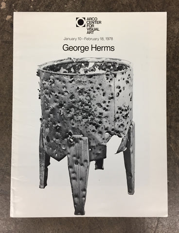 HERMS, GEORGE. ARCO CENTER FOR VISUAL ART [POSTER]