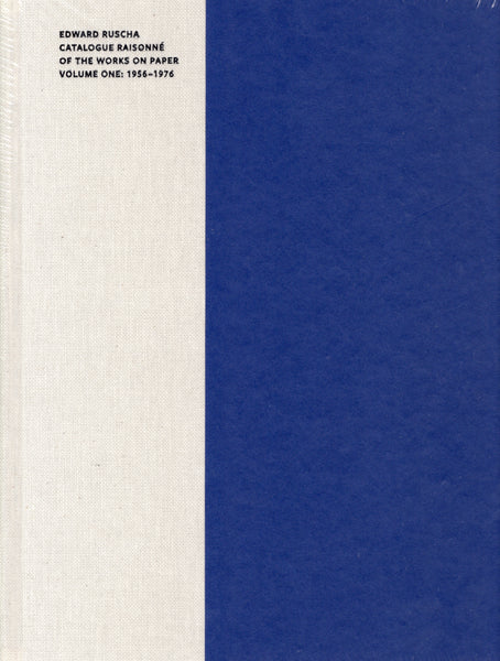 FRONT COVER-EDWARD RUSCHA:CATALOGUE RAISONNE WORKS ON PAPER VOL 2: 1956-1976