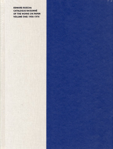 FRONT COVER-EDWARD RUSCHA:CATALOGUE RAISONNE WORKS ON PAPER VOL 2: 1956-1976