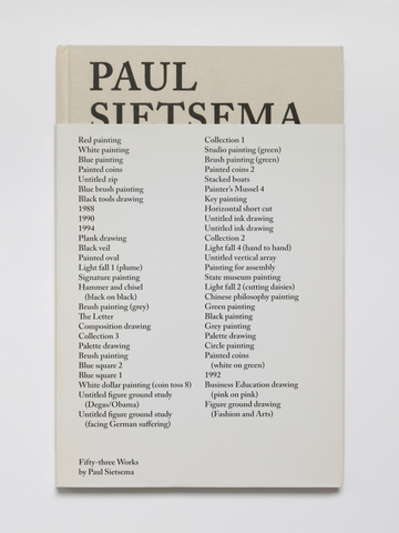 PAUL SIETSEMA. FIFTY-THREE WORKS