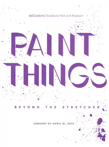 Front cove image-Paint Things. Beyond the Strectcher. deCordova