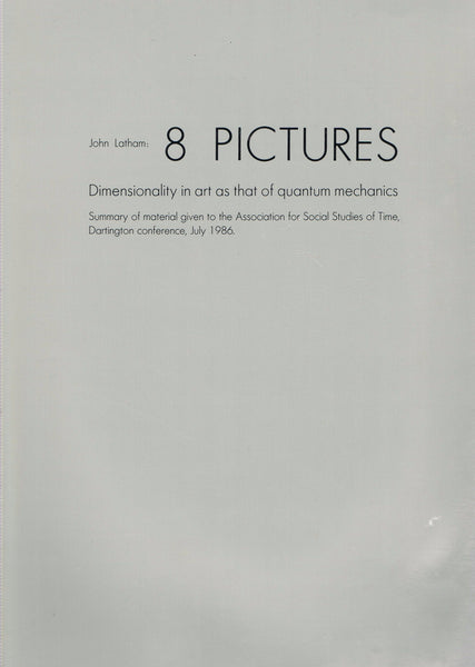 Cover image of 8 Pictures by John Latham